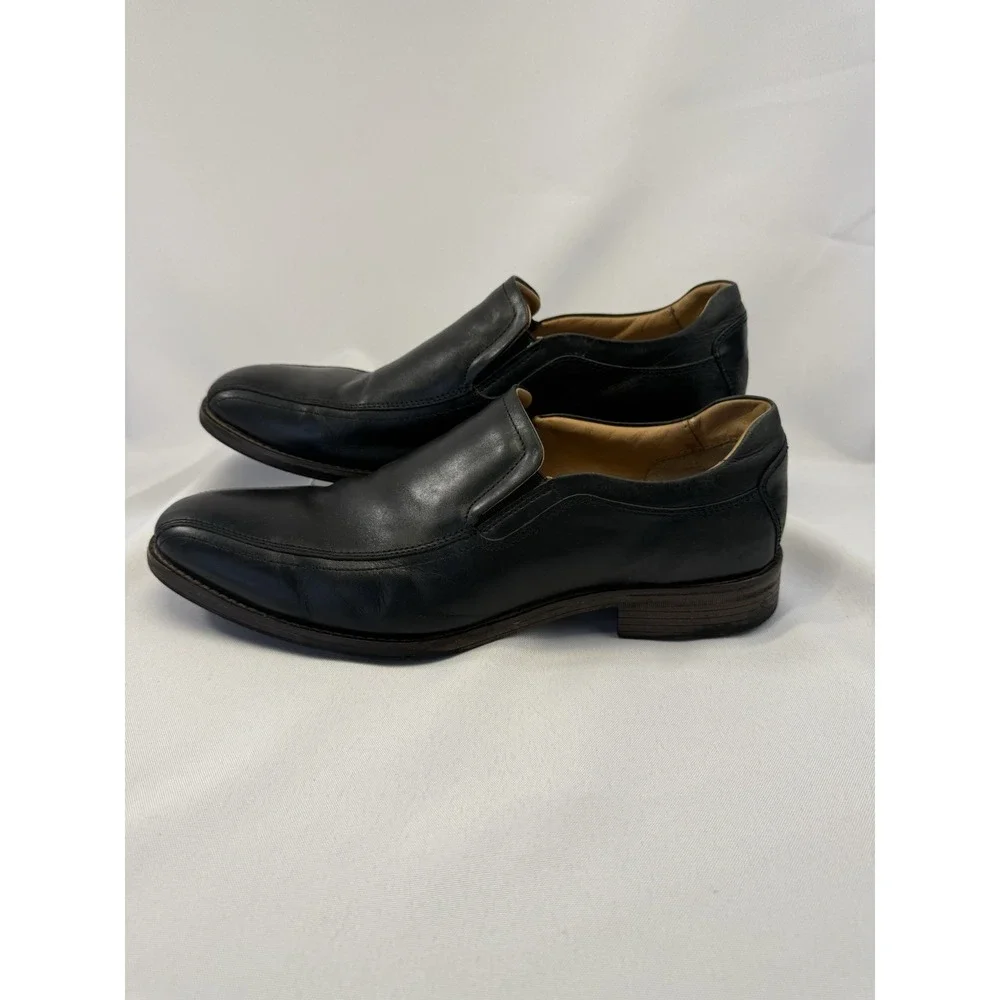 Johnston&Murphy Memory Foam Loafer Oxford Dress‎ Slip On Shoes 15-7965 Black 9.5